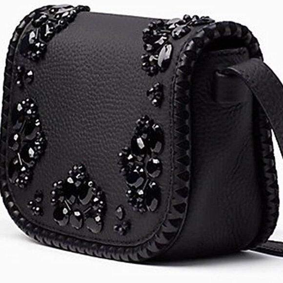 Kate Spade Jeweled Leather Small Lietta Bag - Picture 5 of 6